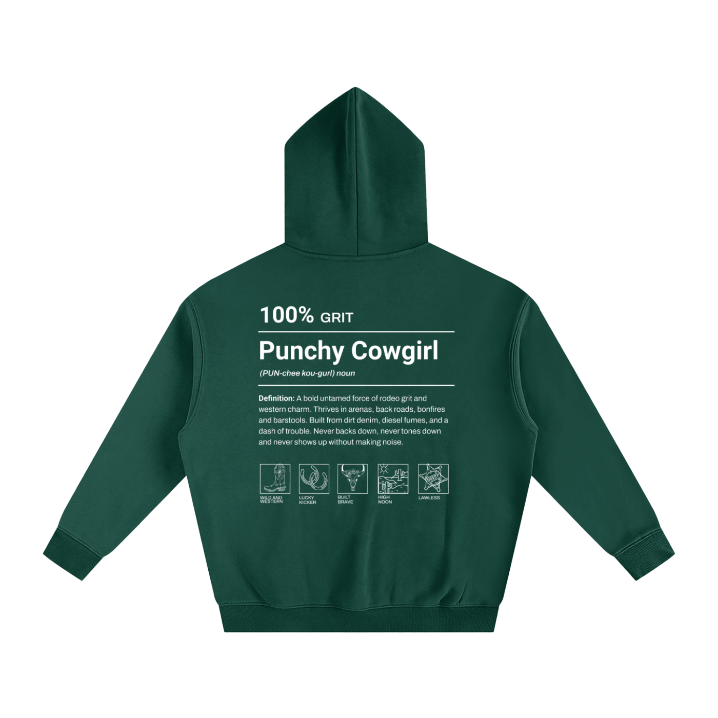 Punchy Cowgirl Oversized