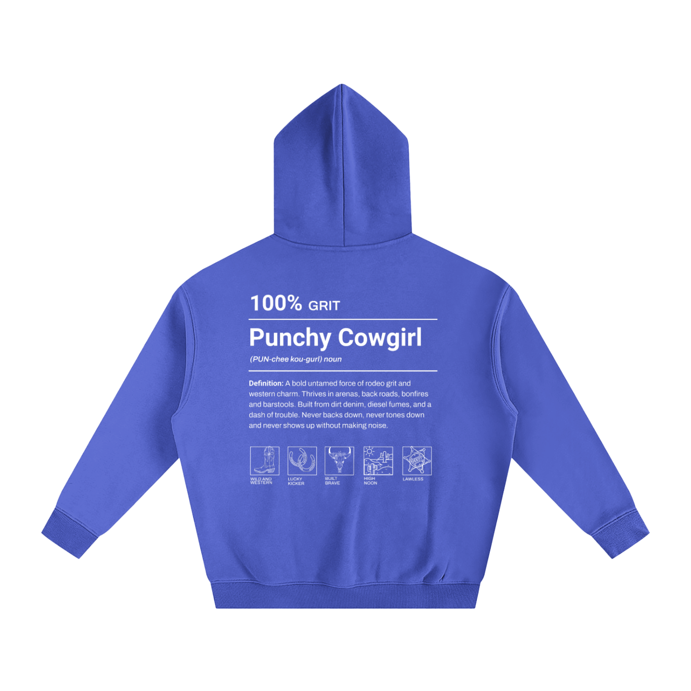 Punchy Cowgirl Oversized