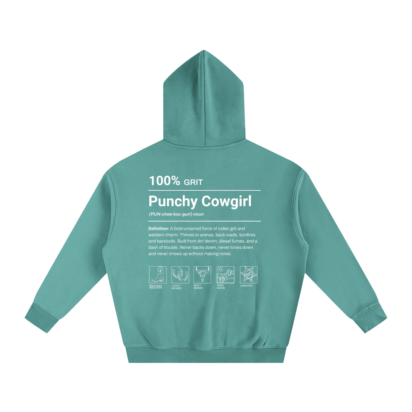 Punchy Cowgirl Oversized