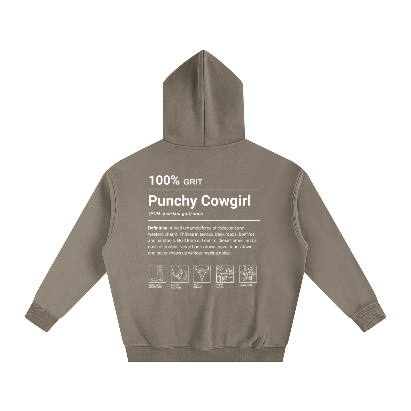 Punchy Cowgirl Oversized
