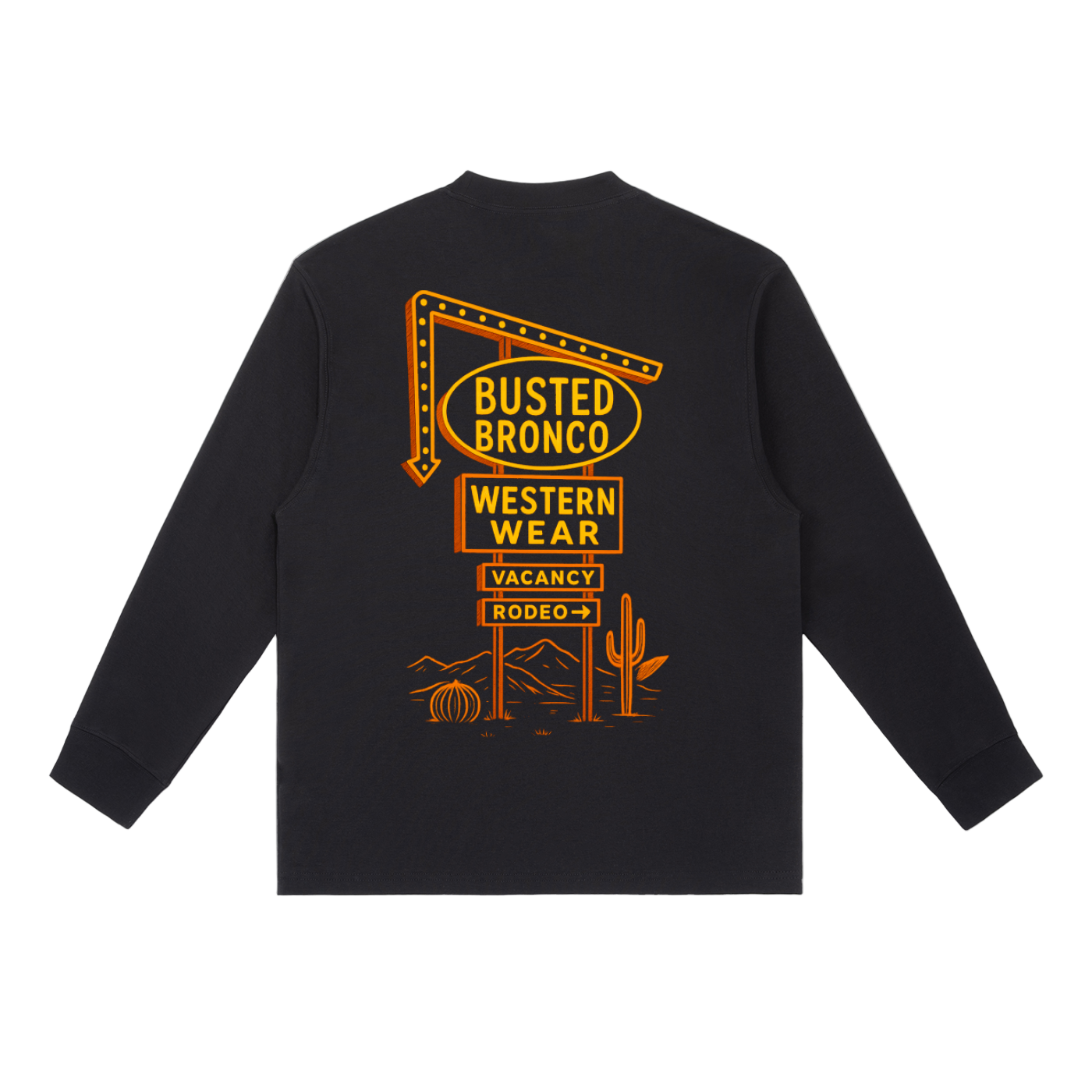 Neon Desert Long-Sleeve – Busted Bronco