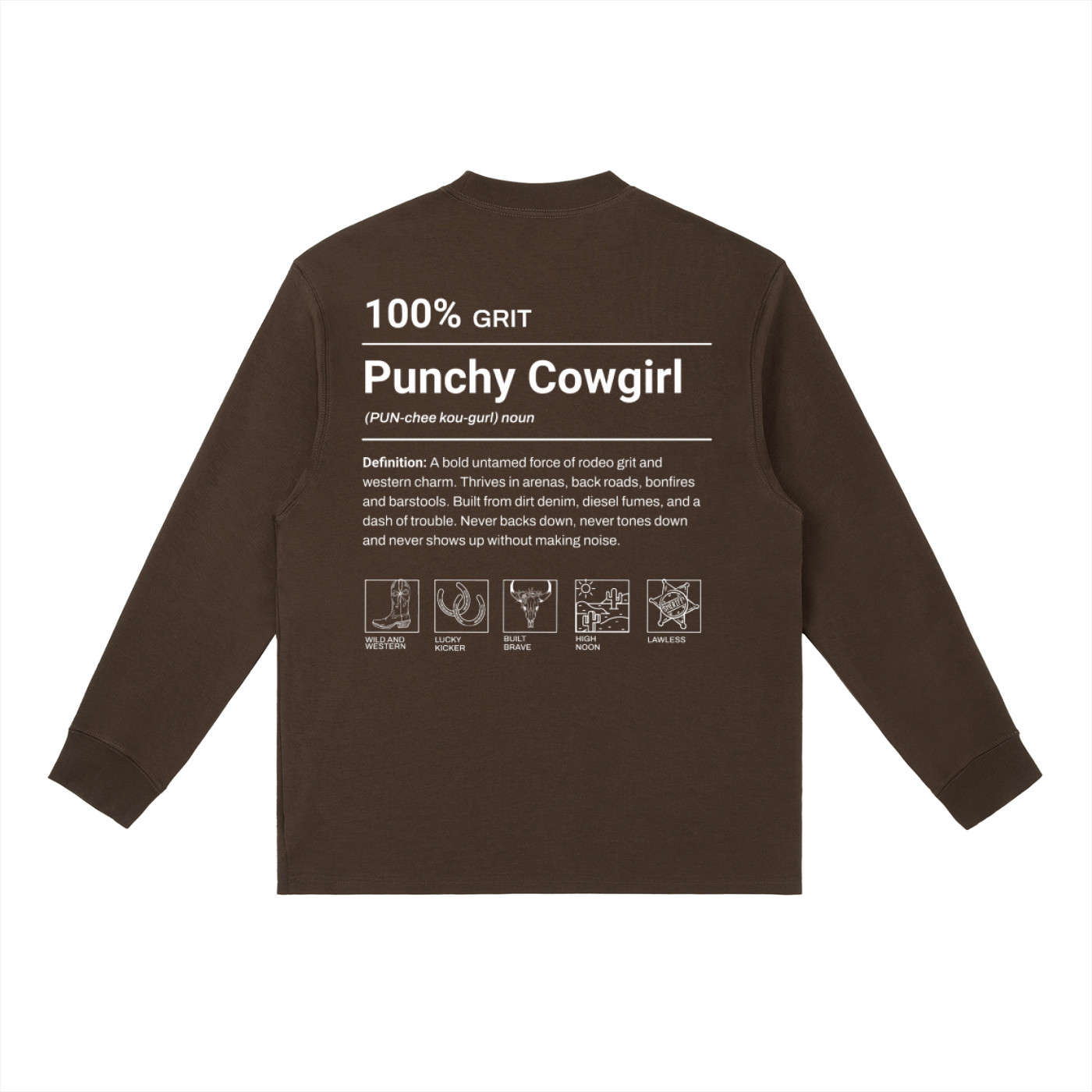 Punchy Cowgirl Long-Sleeve