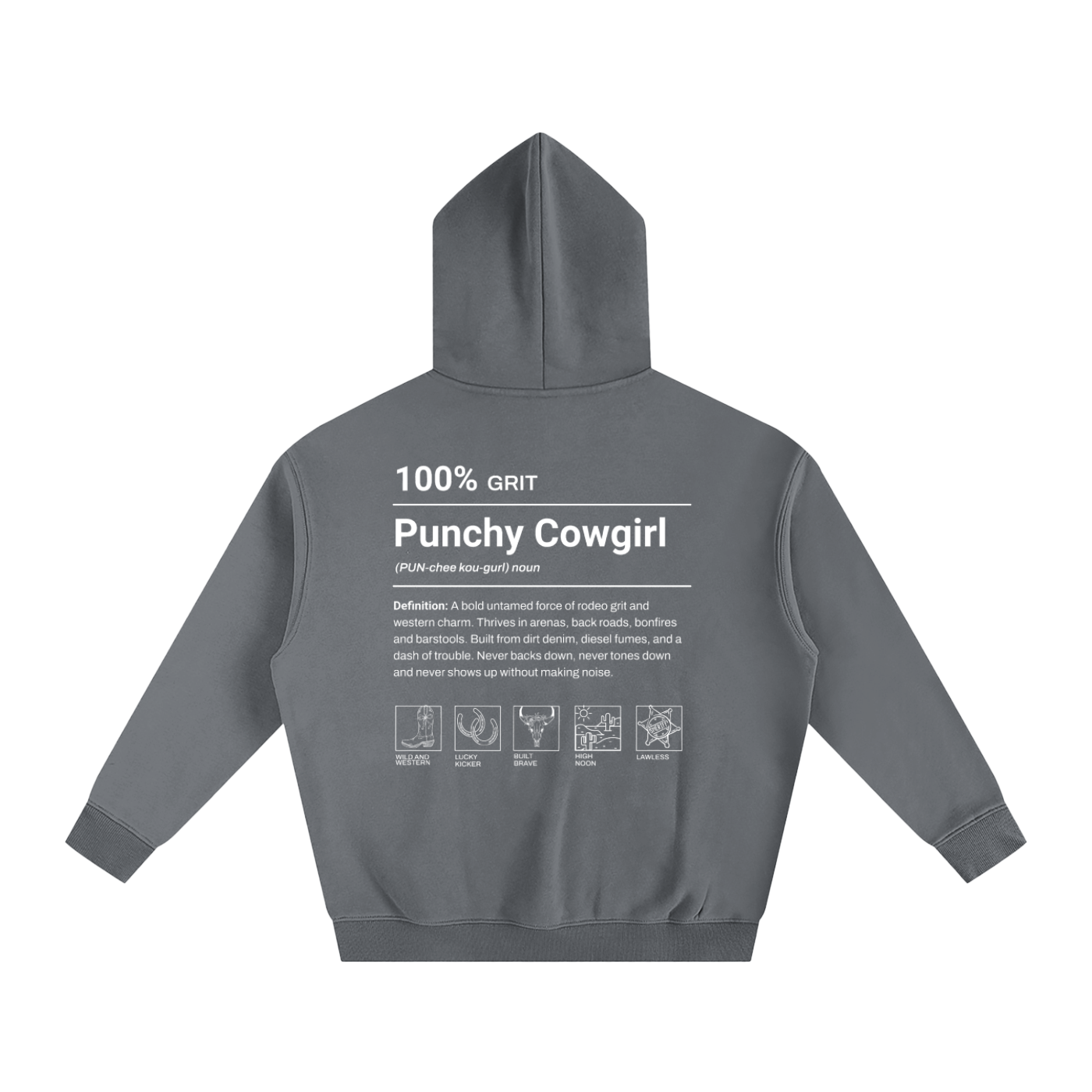Punchy Cowgirl Oversized
