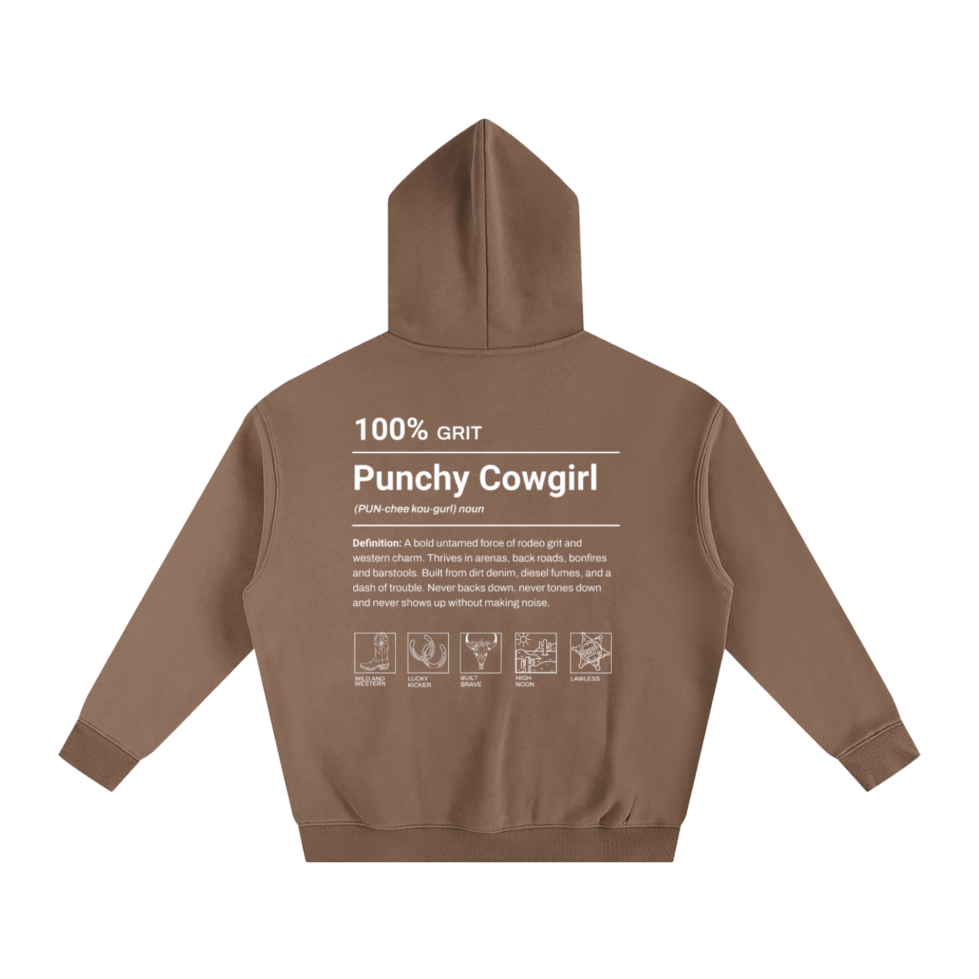 Punchy Cowgirl Oversized