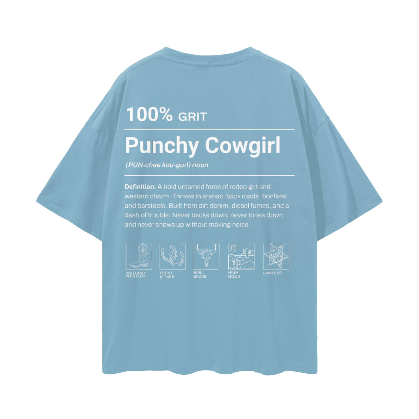 Punchy Cowgirl Tee