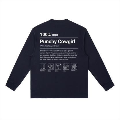 Punchy Cowgirl Long-Sleeve