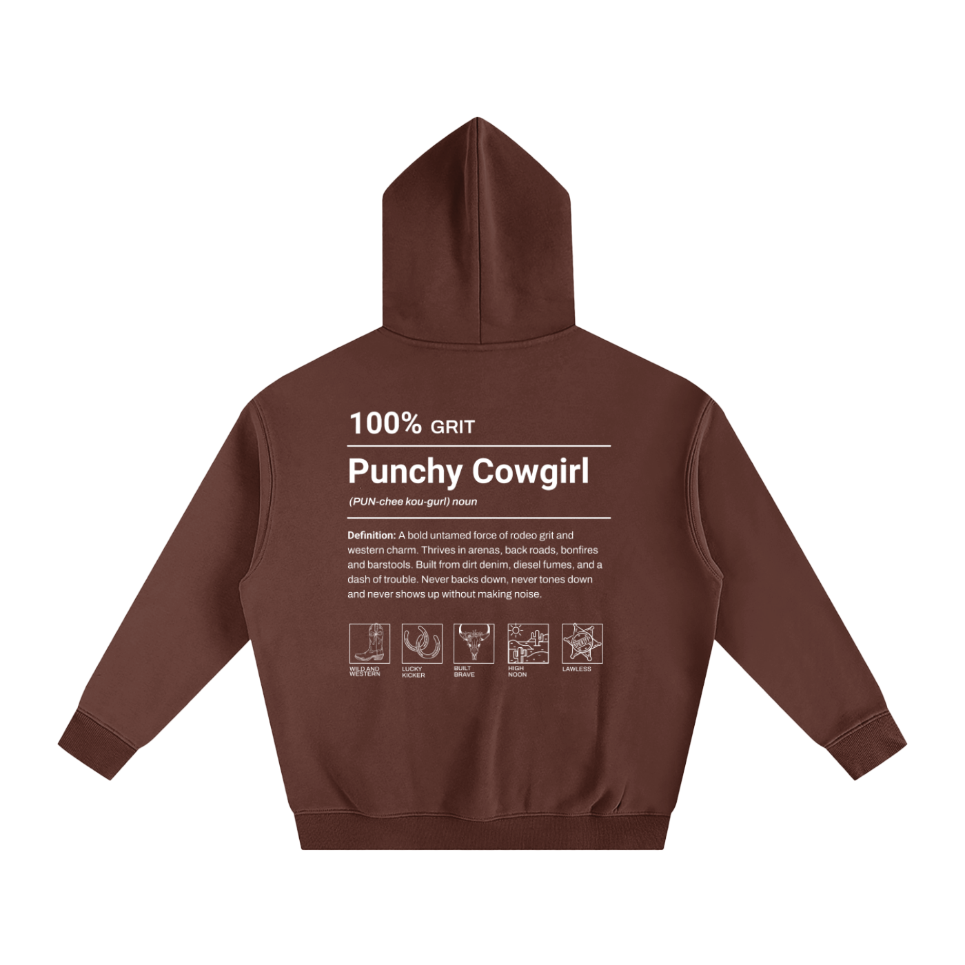 Punchy Cowgirl Oversized