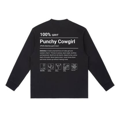 Punchy Cowgirl Long-Sleeve