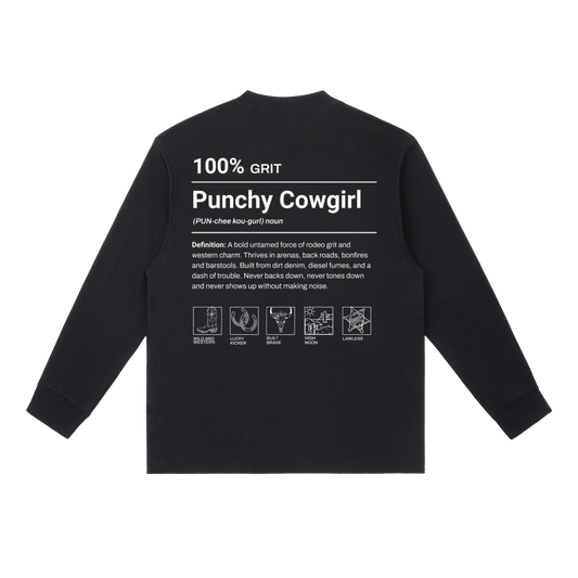 Punchy Cowgirl Long-Sleeve