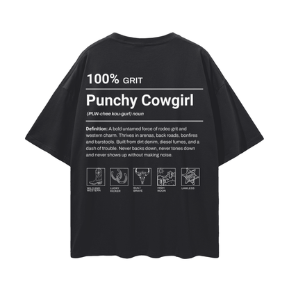 Punchy Cowgirl Tee