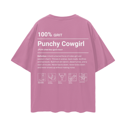 Punchy Cowgirl Tee