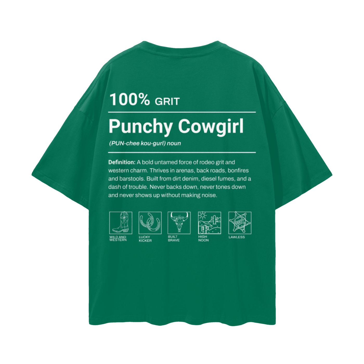 Punchy Cowgirl Tee