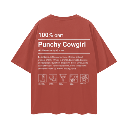Punchy Cowgirl Tee