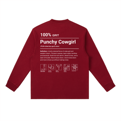 Punchy Cowgirl Long-Sleeve