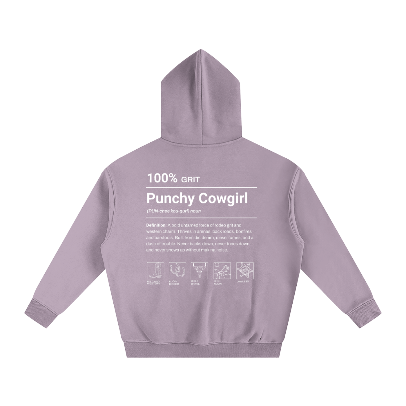 Punchy Cowgirl Oversized
