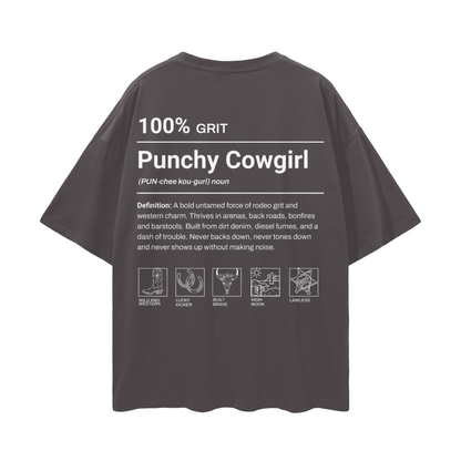 Punchy Cowgirl Tee